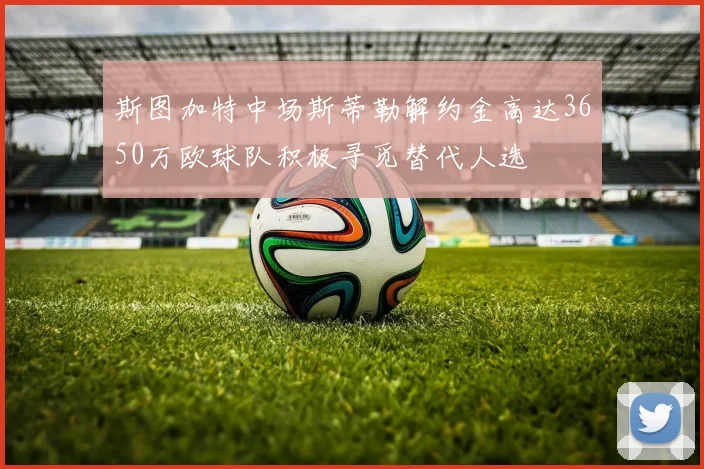 斯图加特中场斯蒂勒解约金高达3650万欧球队积极寻觅替代人选