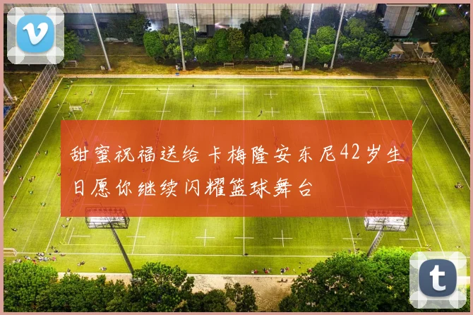 甜蜜祝福送给卡梅隆安东尼42岁生日愿你继续闪耀篮球舞台